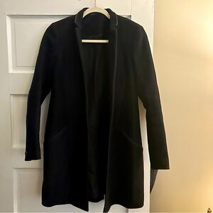 All Saints Navy blue two toned coat XS